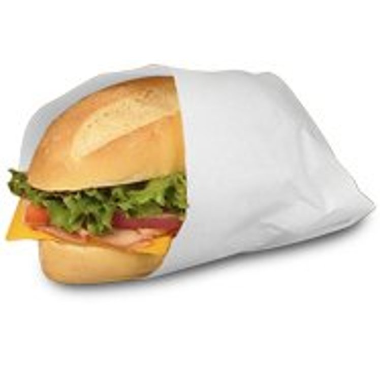 PAPERCON BAGCRAFT SANDWICH WRAP 15X16 INCH WHITE