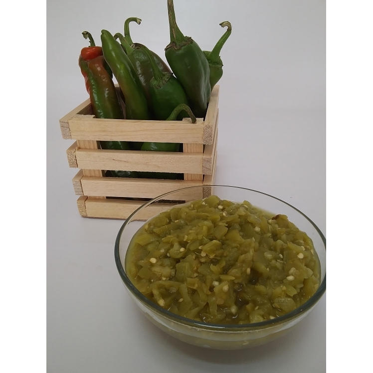DEL SOL FIRE ROASTED PEELED DICED GREEN CHILI PEPPER