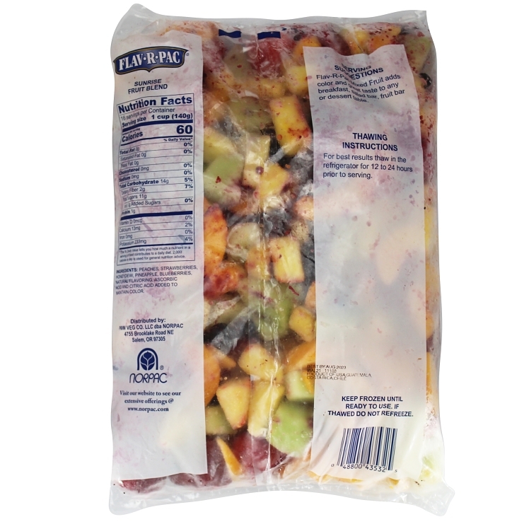 NORPAC FLAV-R-PAC FROZEN SUNRISE FRUIT BLEND