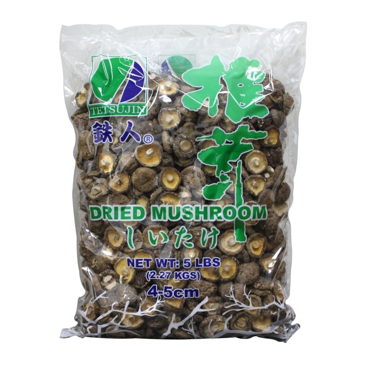 TETSUJIN MUSHROOM, SHIITAKE WHOLE DRIED
