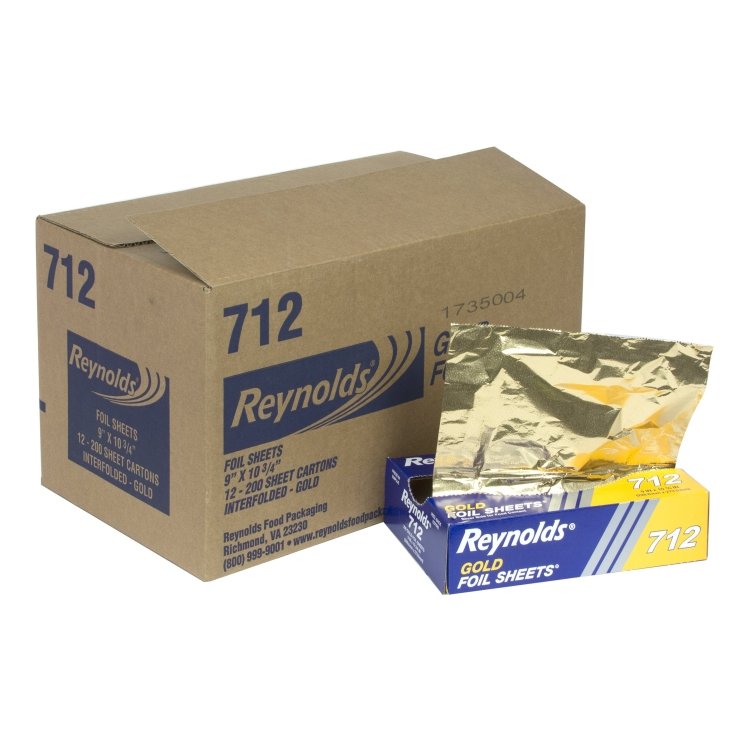 REYNOLDS GOLD 9 INCH X 10.75 INCH FOIL SHEETS