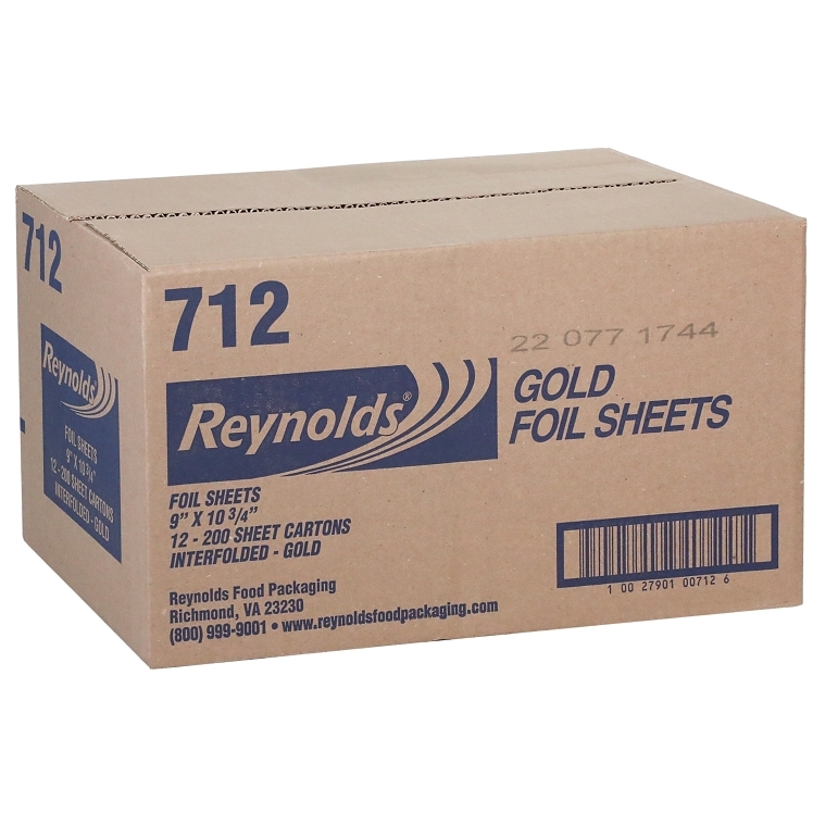 REYNOLDS GOLD 9 INCH X 10.75 INCH FOIL SHEETS
