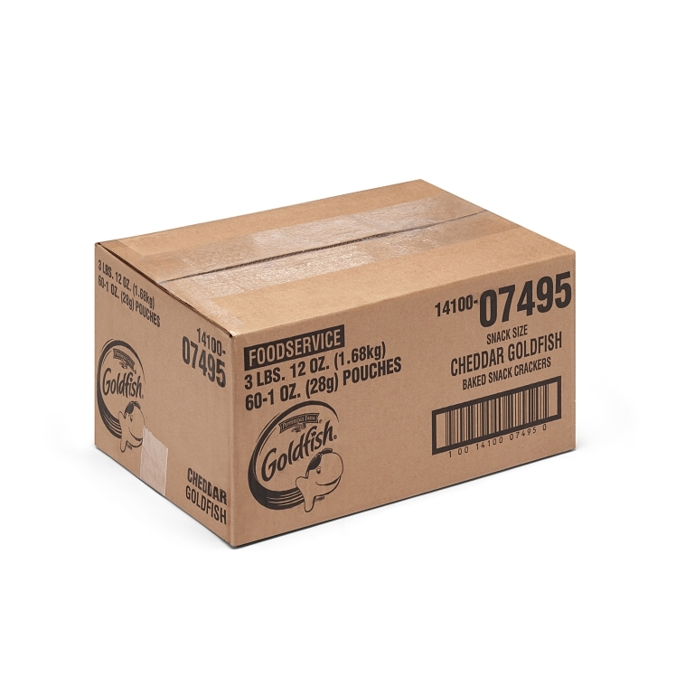 PEPPERIDGE FARM CRACKER CHEDDAR GOLDFISH SHAPED SINGLE SERVE