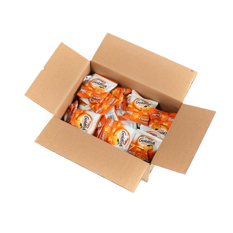 PEPPERIDGE FARM CRACKER CHEDDAR GOLDFISH SHAPED SINGLE SERVE