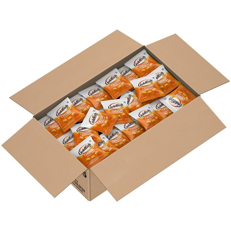 PEPPERIDGE FARM CRACKER CHEDDAR GOLDFISH SHAPED SINGLE SERVE