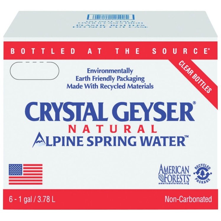 CRYSTAL GEYSER SPRING WATER