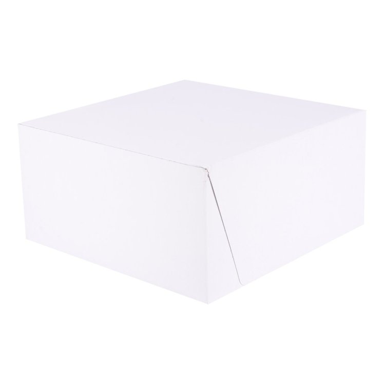SOUTHERN CHAMPION TRAY WHITE CARDBOARD BAKERY BOX 10X10X5