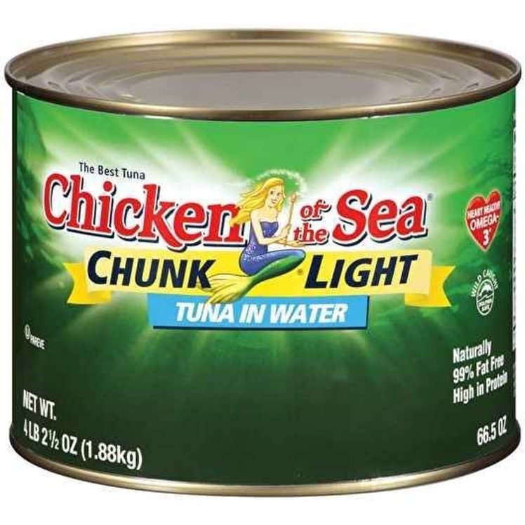 CHICKEN OF THE SEA INTERNATIONAL TUNA, LIGHT CHUNK IN SPRING WATER