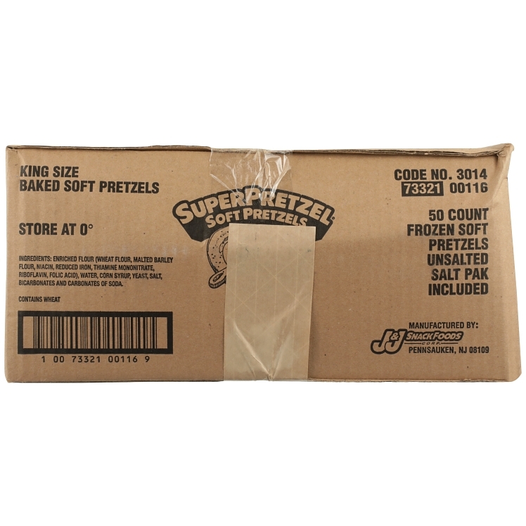 J&J PRETZELS KING SIZE