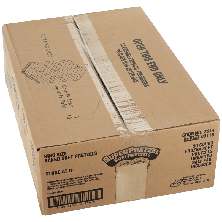 J&J PRETZELS KING SIZE