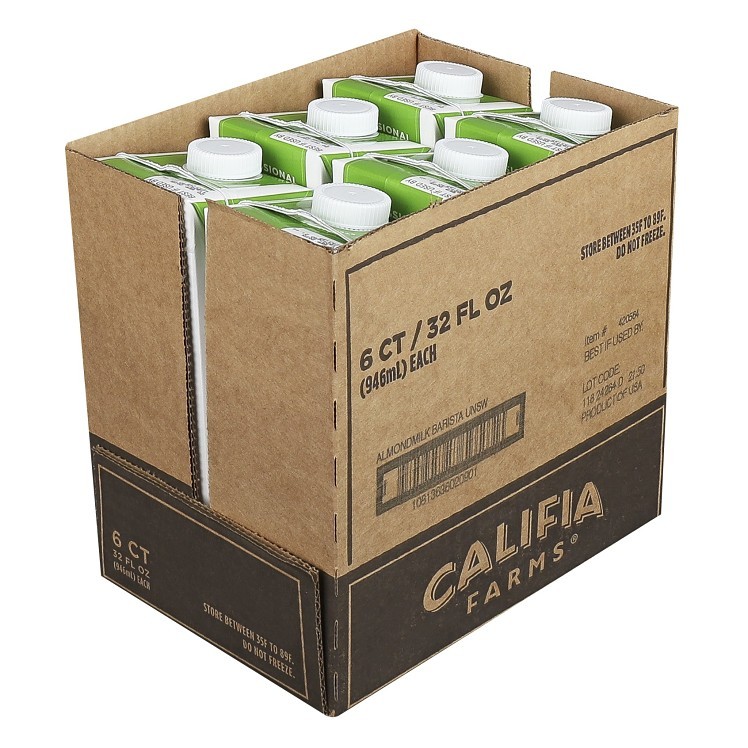 CALIFIA FARMS UNSWEETENED BARISTA ALMOND