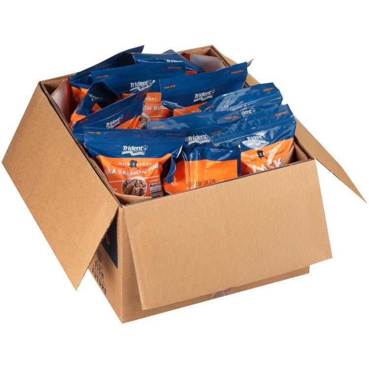 TRIDENT SEAFOODS ALASKAN SALMON BURGER