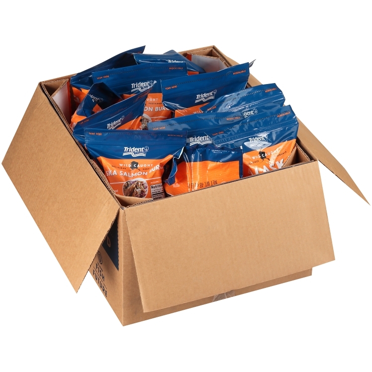 TRIDENT SEAFOODS ALASKAN SALMON BURGER