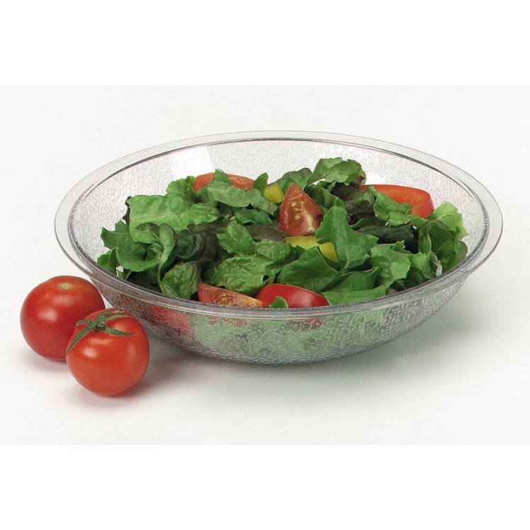 CARLISLE FOODSERVICE PRODUCTS CLEAR POLYCARBONATE SALAD BOWL 11 QUART