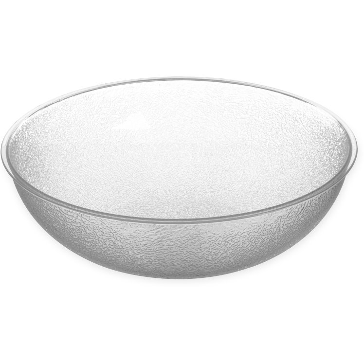 CARLISLE FOODSERVICE PRODUCTS CLEAR POLYCARBONATE SALAD BOWL 11 QUART