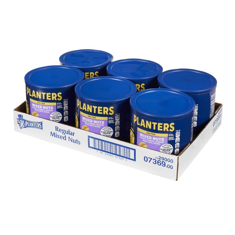 PLANTERS MIXED NUTS WITH PEANUTS