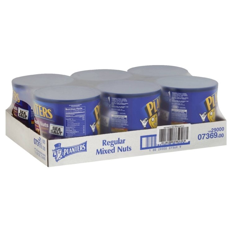 PLANTERS MIXED NUTS WITH PEANUTS