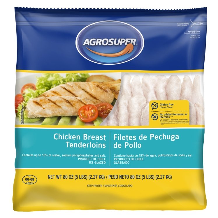 AGROSUPER RAW CLIPPED CHICKEN TENDERLOINS