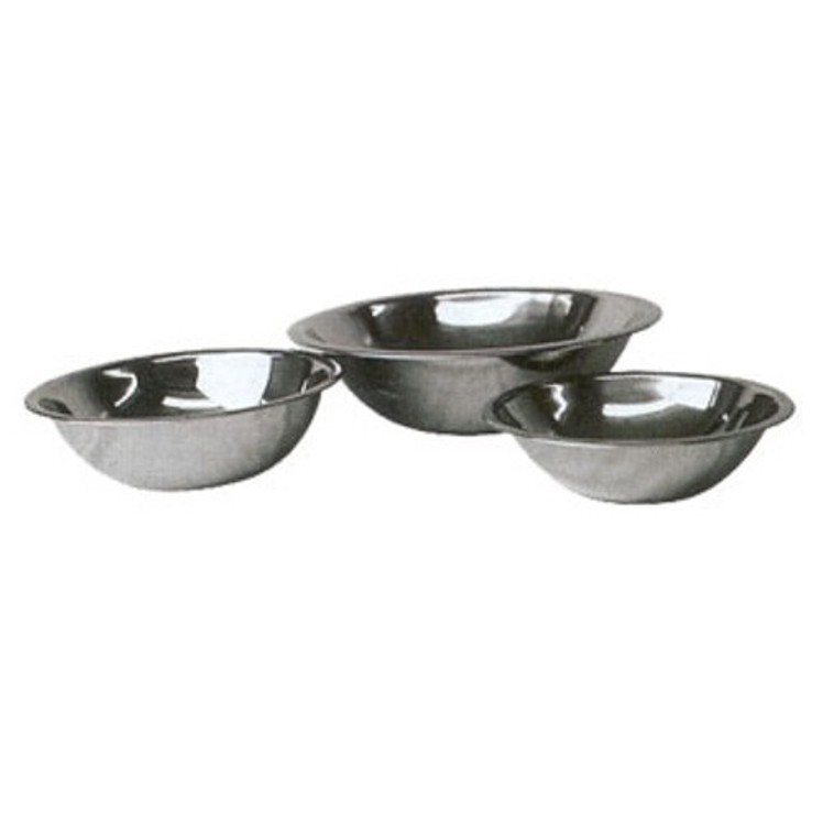 WINCO BOWL MIXING STAINLESS STEEL 8 QUART