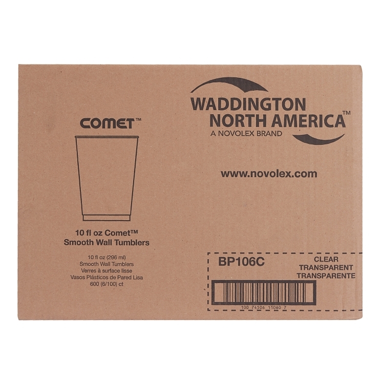 WNA COMET TABLELUX TUMBLER PLASTIC CLEAR 10 OZ