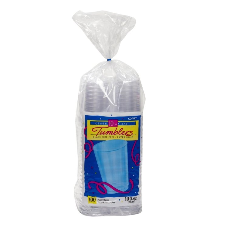 WNA COMET TABLELUX TUMBLER PLASTIC CLEAR 10 OZ