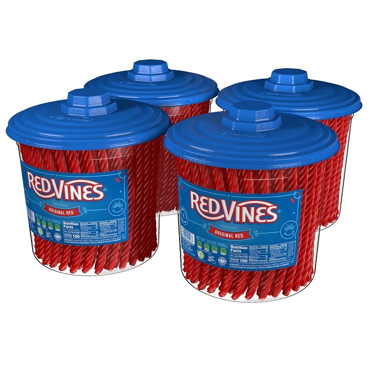 RED VINES AMERICAN LICORICE LICORICE JAR