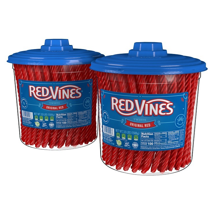 RED VINES AMERICAN LICORICE LICORICE JAR