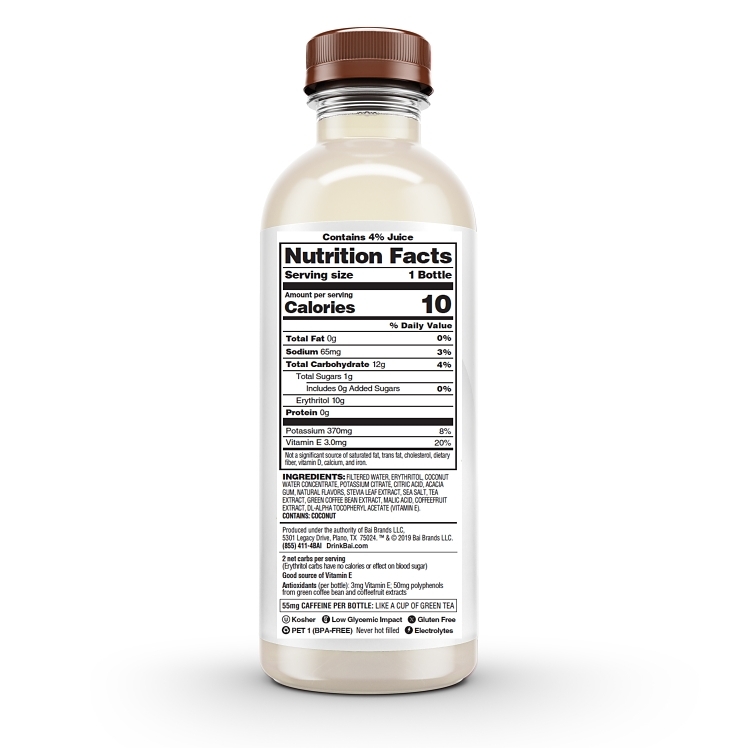 BAI MOLOKAI COCONUT  DRINK