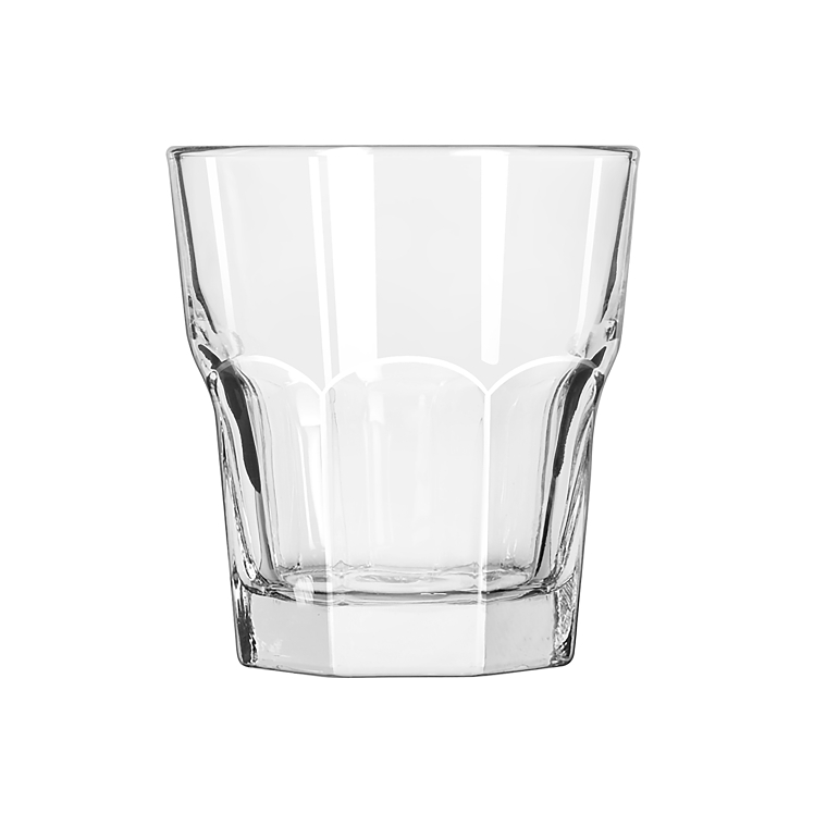 LIBBEY GLASS CLEAR 10 OZ GIBRALTAR ROCKS GLASS