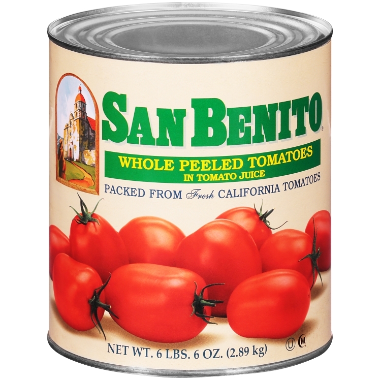 SAN BENITO WHOLE PEELED TOMATOES IN JUICE