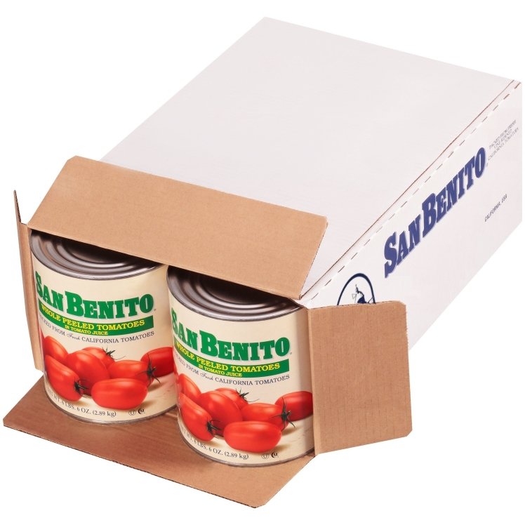 SAN BENITO WHOLE PEELED TOMATOES IN JUICE