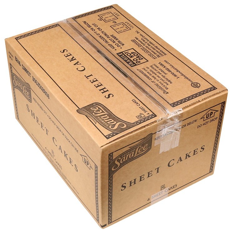 SARA LEE CARROT CAKE ICED 1/2 SHEET UNSLICED