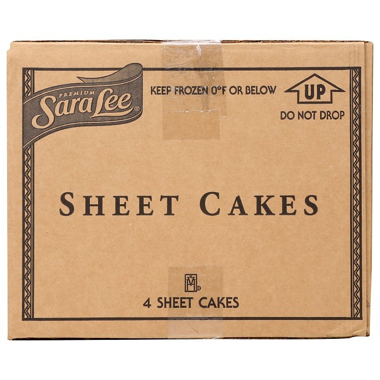 SARA LEE CARROT CAKE ICED 1/2 SHEET UNSLICED