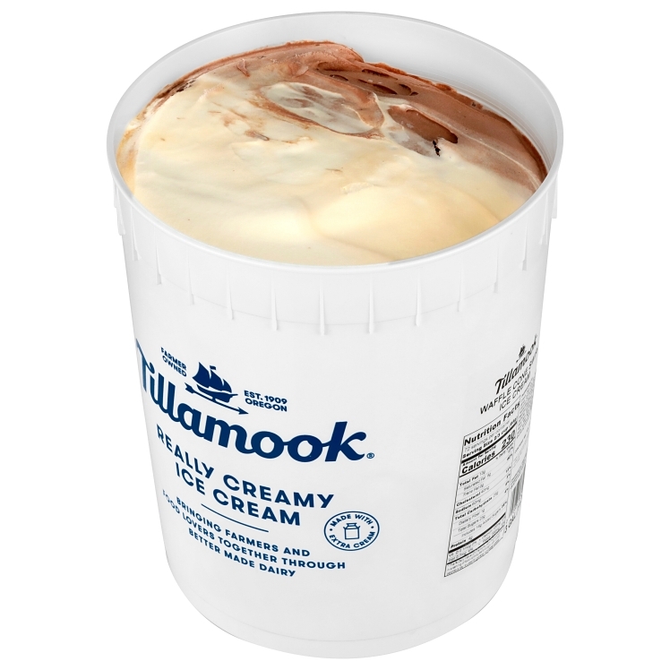 TILLAMOOK ICE CREAM WAFFLE CONE SWIRL
