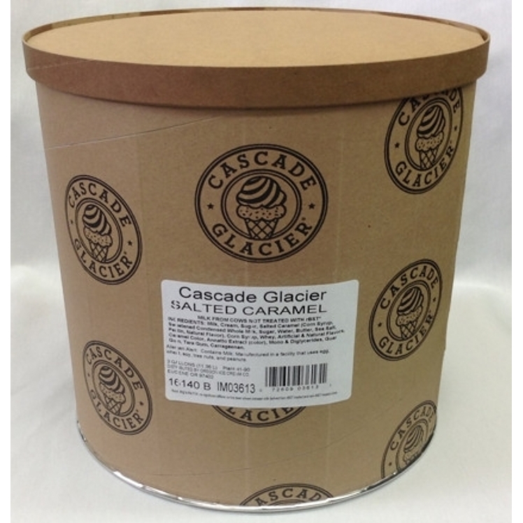 CASCADE GLACIER ICE CREAM SEA SALT CARAMEL