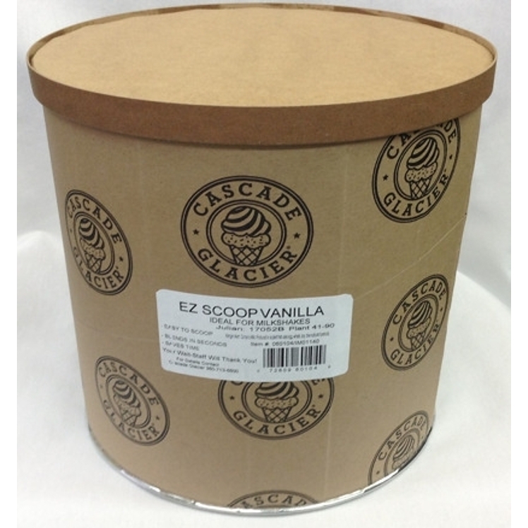 CASCADE GLACIER ICE CREAM VANILLA EASY SCOOP