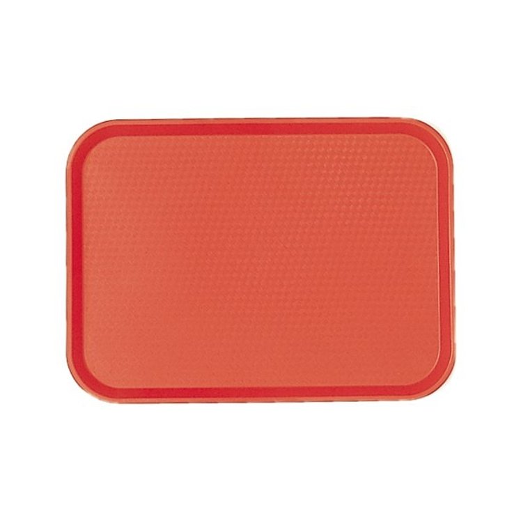 CAMBRO FAST FOOD TRAY RED 12 INCH X 16 INCH