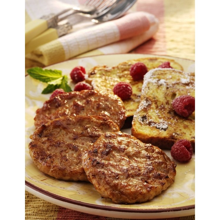 ROSE PORK SAUSAGE PATTY COOKED 3.2 OZ 800182