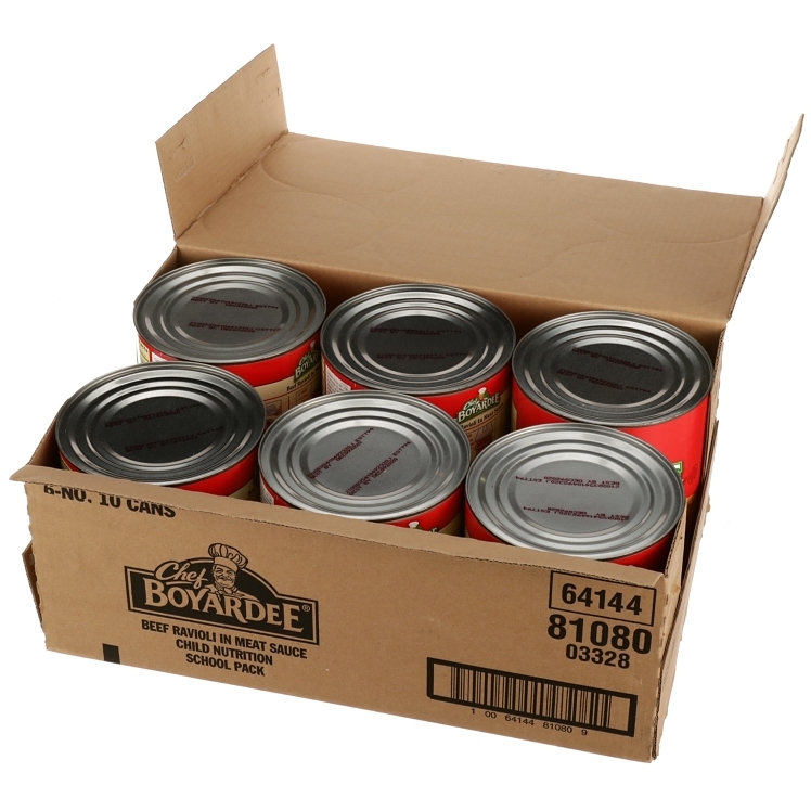 CHEF BOYARDEE RAVIOLI WITH BEEF IN MEAT SAUCE CAN