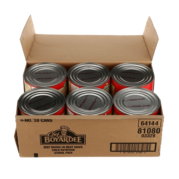 CHEF BOYARDEE RAVIOLI WITH BEEF IN MEAT SAUCE CAN