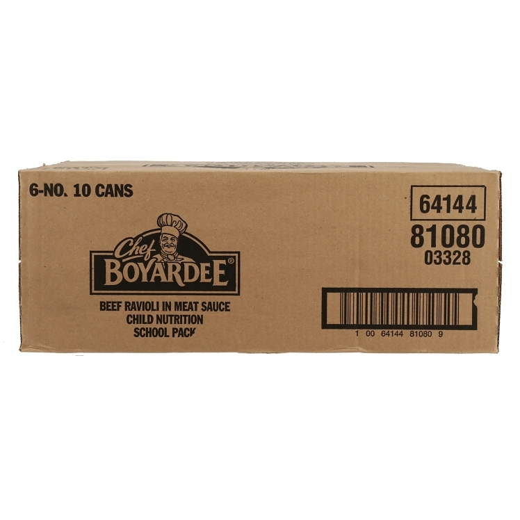 CHEF BOYARDEE RAVIOLI WITH BEEF IN MEAT SAUCE CAN
