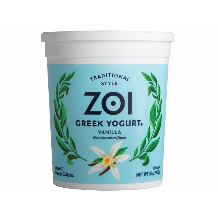 ZOI GREEK YOGURT TRADITIONAL STYLE VANILLA
