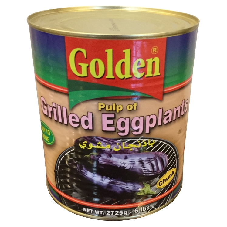 GOLDEN / INTERNATIONAL GOLDEN FOODS EGGPLANT, PULP GRILLED CAN