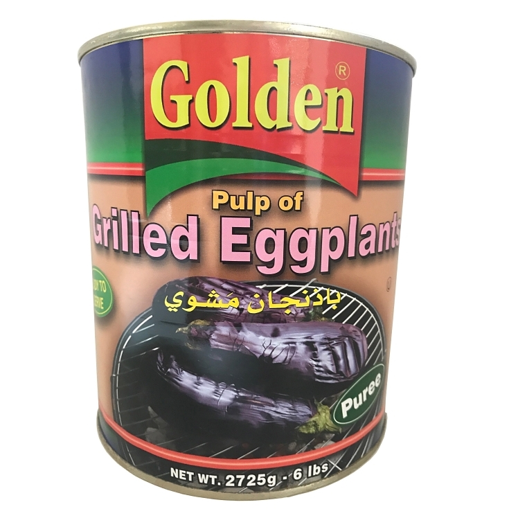 GOLDEN INTERNATIONAL GOLDEN FOODS EGGPLANT PULP GRILLED CUT