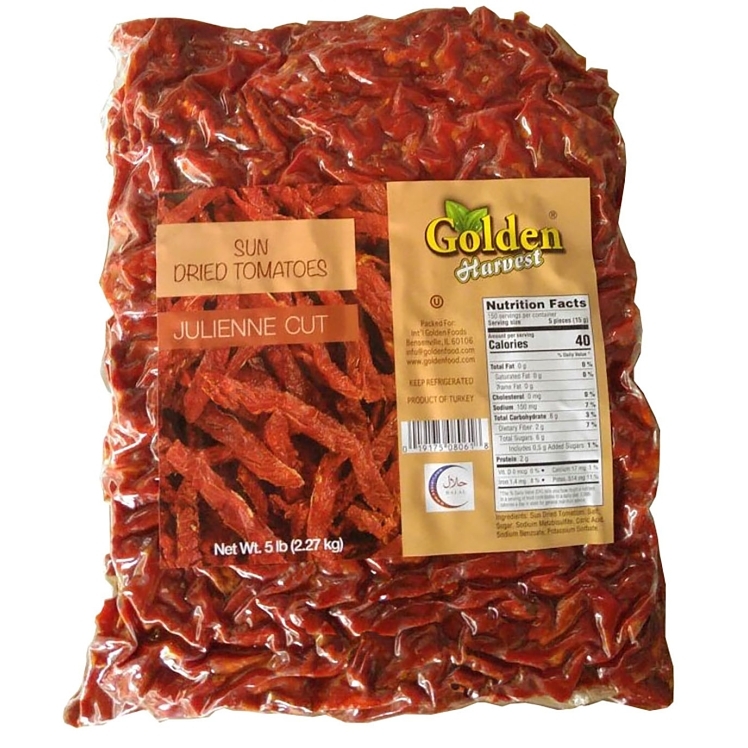 GOLDEN HARVEST INTERNATIONAL SUN DRIED TOMATO JULIENNED
