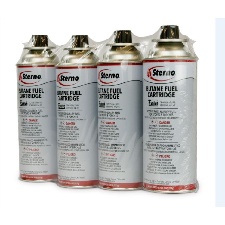 STERNO BUTANE REFILL 8OZ CANISTER