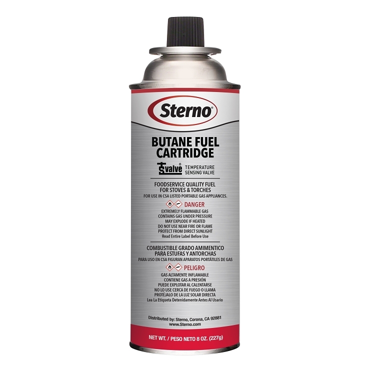 STERNO BUTANE REFILL 8OZ CANISTER