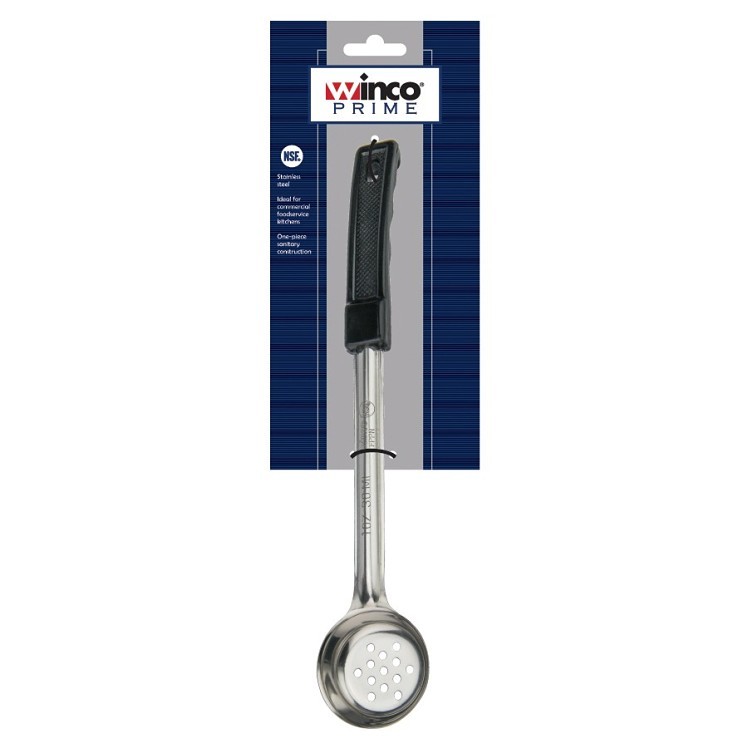 WINCO SPOON, PORTION CONTROL PERFORATED STAINLESS STEEL 1 OZ