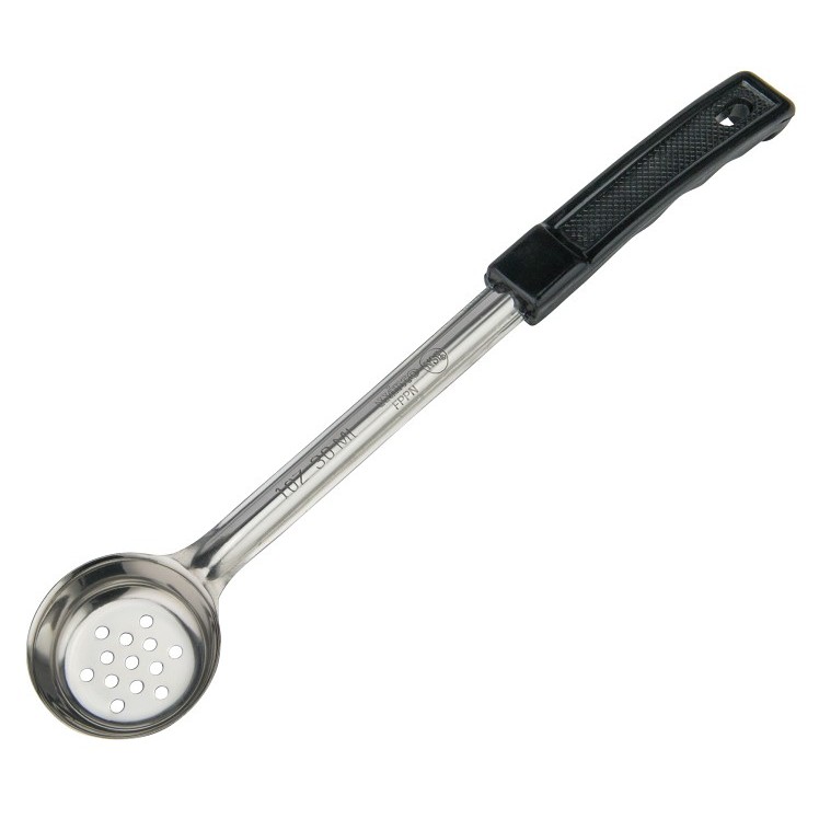 WINCO SPOON, PORTION CONTROL PERFORATED STAINLESS STEEL 1 OZ