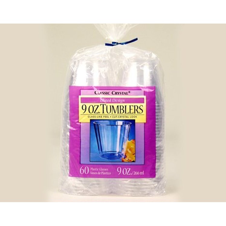 WNA COMET CLEAR 9 OZ PLASTIC TUMBLER